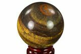 Polished Tiger's Eye Sphere #143253-1